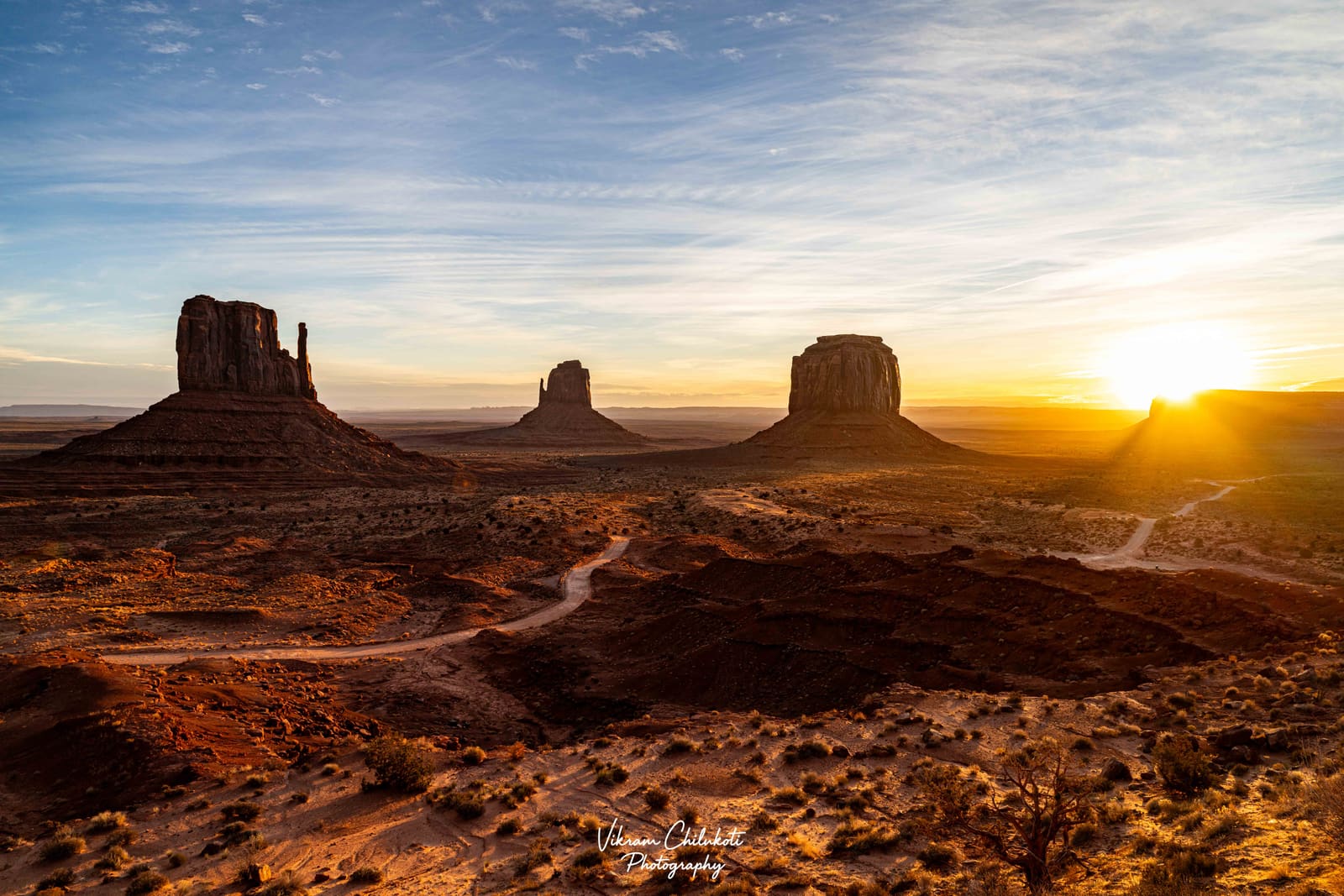 Monument Valley at sunrise